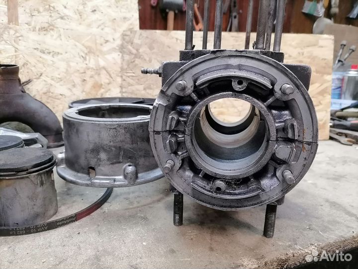 Двигатель на снегоход буран (разбор)