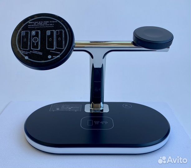 Беспроводная зарядка 15W для iPhone 3в1