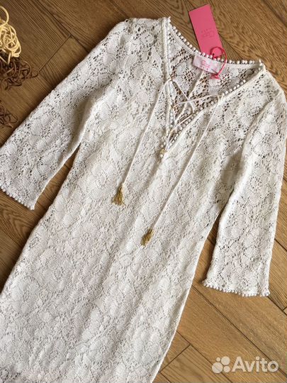 Шикарное кружевное платье Clips Италия