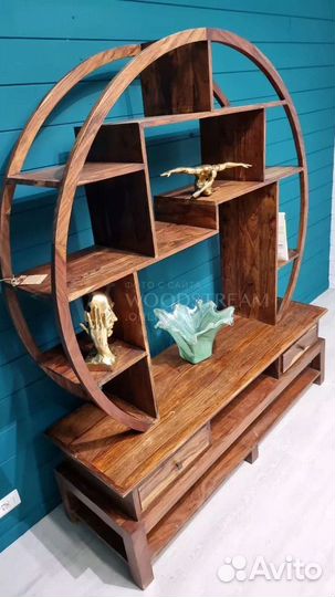 Стеллаж.Этажерка.Полка.Винтаж.Дерево.Массив.Антик