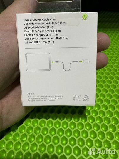 Кабель apple usb c