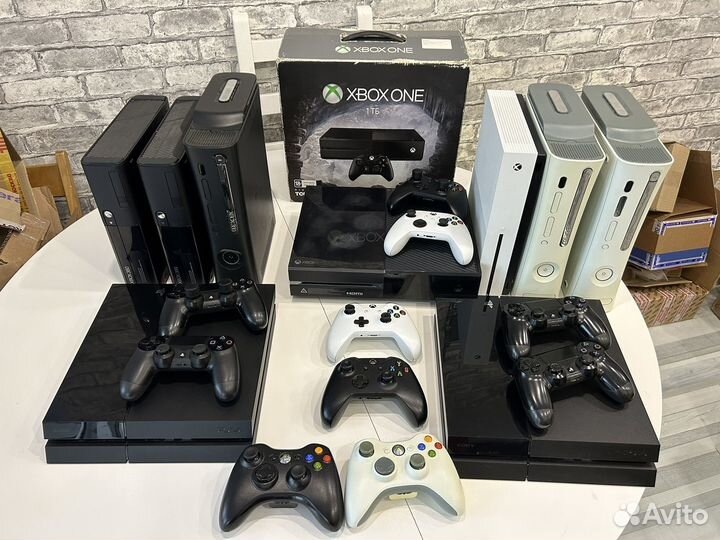 Xbox one s, Ps4, Xbox 360