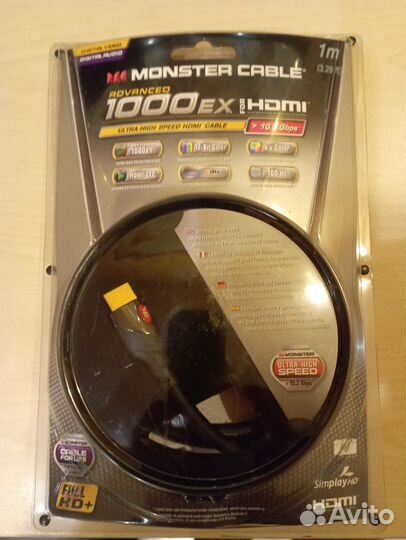 Кабель hdmi monster cable