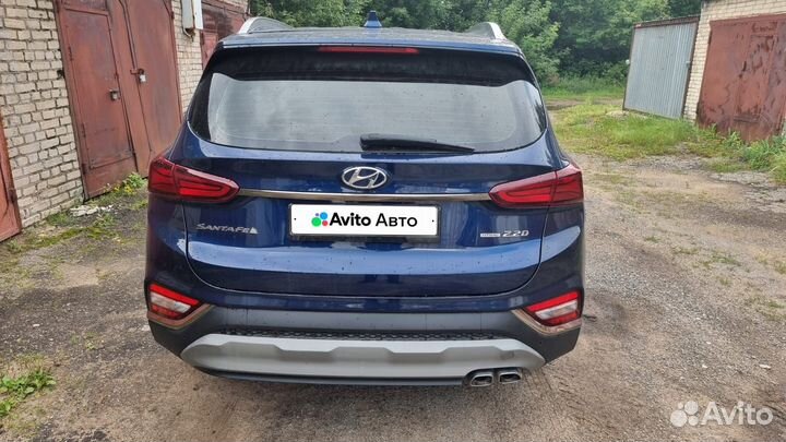 Hyundai Santa Fe 2.2 AT, 2019, 76 000 км