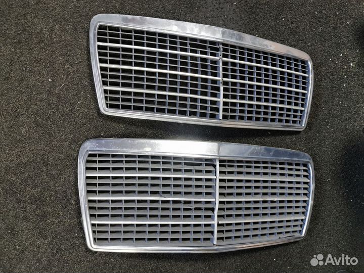 Решетка радиатора на Mercedes W124 рестайлинг