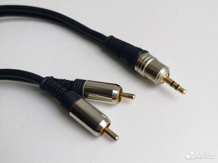 Кабель jack 3.5 2 rca 10 метров