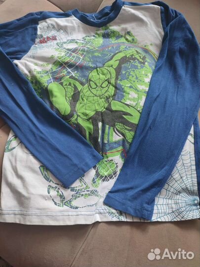 Флисовая кофта и футболка для мальчика р. 128