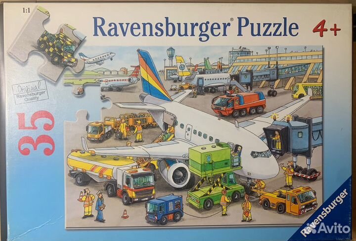 Пазлы ravensburger 35 возраст 4+
