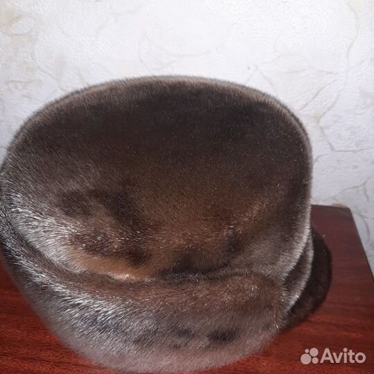 Мужская меховая шапка из нерпы