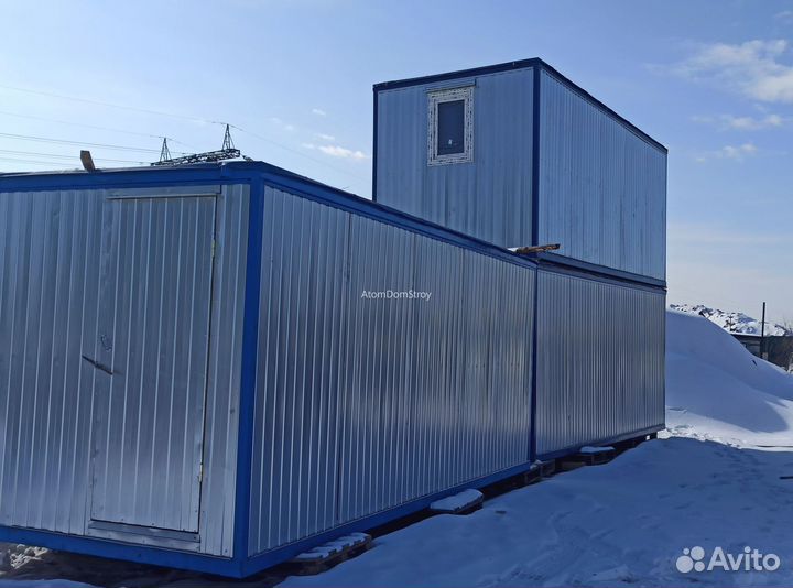 Блок контейнер 6*2,4м для строителей