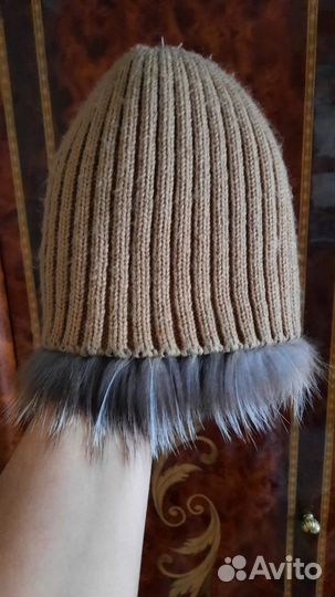Шапка женская из песца