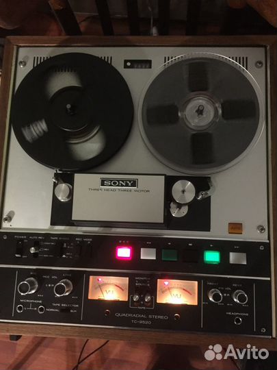 Магнитофон катушечный sony -TC 9520