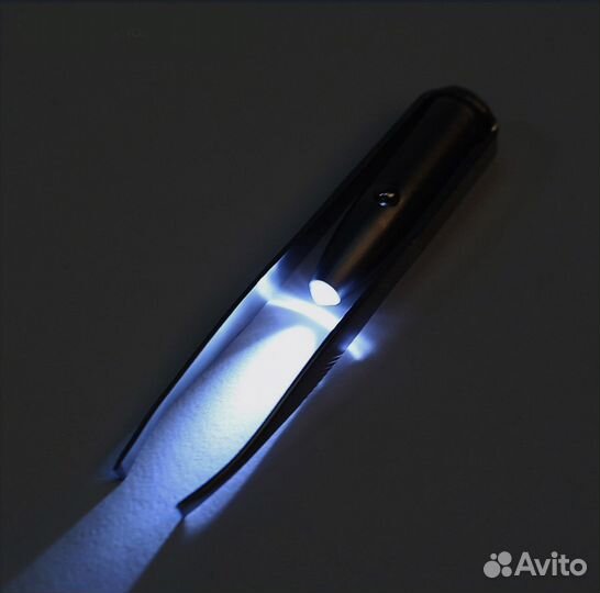 Пинцет с подсветкой косметический, Новый