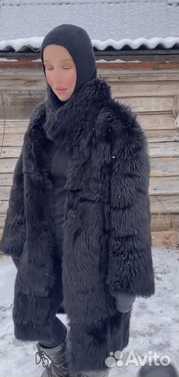 Шуба тоскана черная