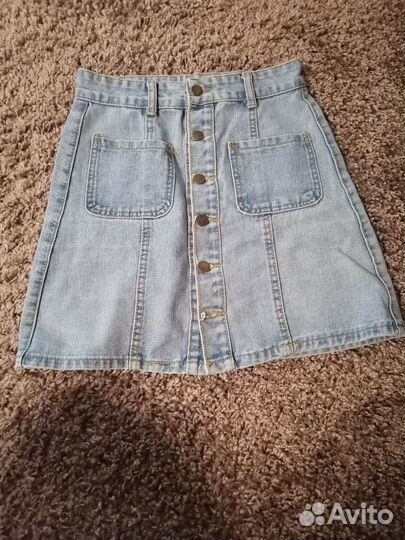 Джинсовая юбка для девочки