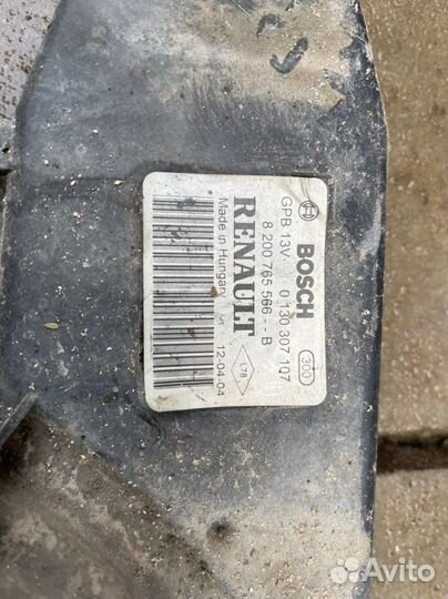 Диффузор в сборе рено логан сандеро