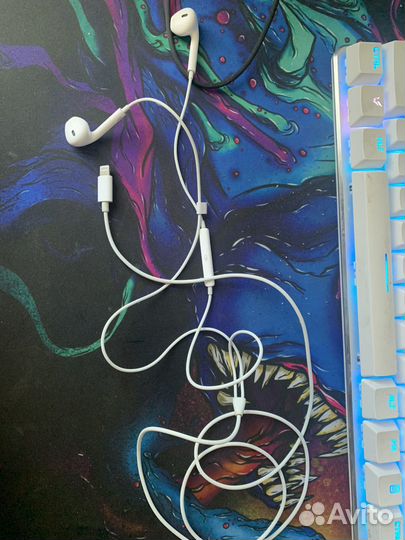 Наушники apple earpods lightning