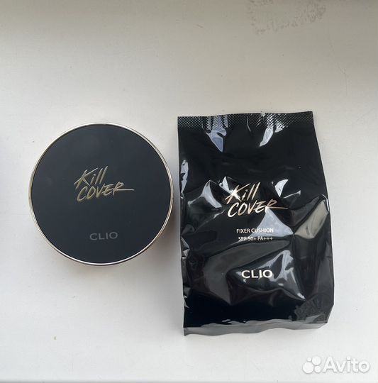Тональный кушон clio kill cover fixer