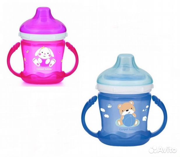 Поильник-непроливайка Canpol SweetFun, 180мл, 9м+