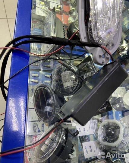 Противотуманные фары Solaris с дхо