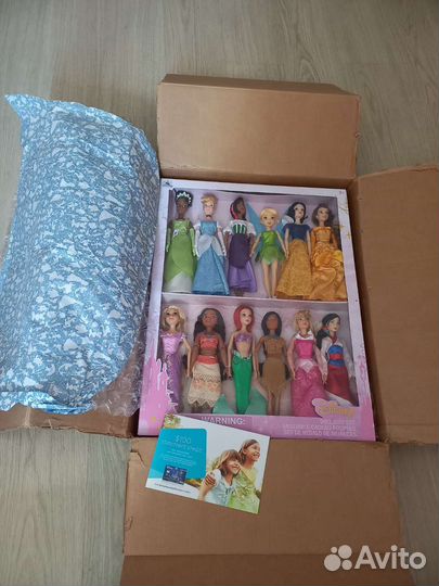 Большой набор Принцессы Disney классические 12шт