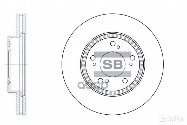 Диск тормозной SD4101 Sangsin brake