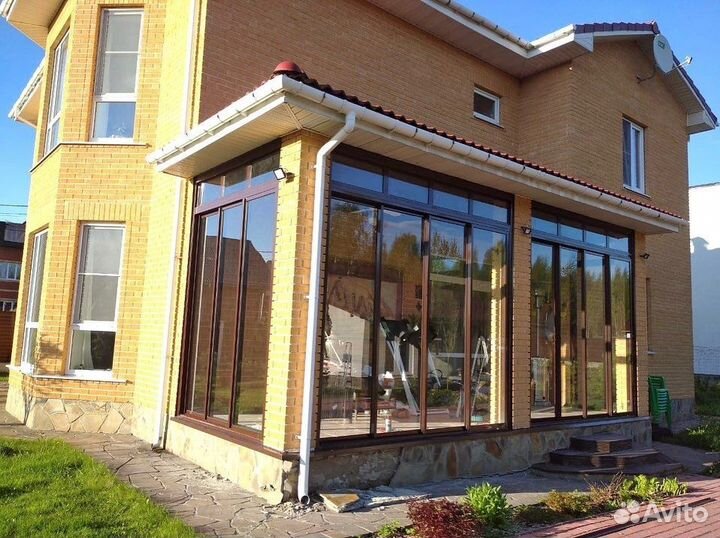 Аллюминиевые окна в Дом