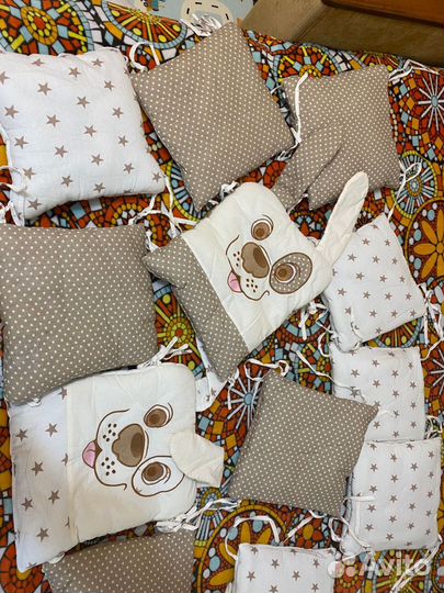 Бортики в детскую кроватку бу