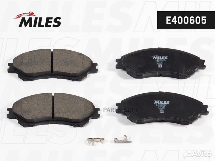 Miles E400605 Колодки тормозные suzuki SX4 13/vita
