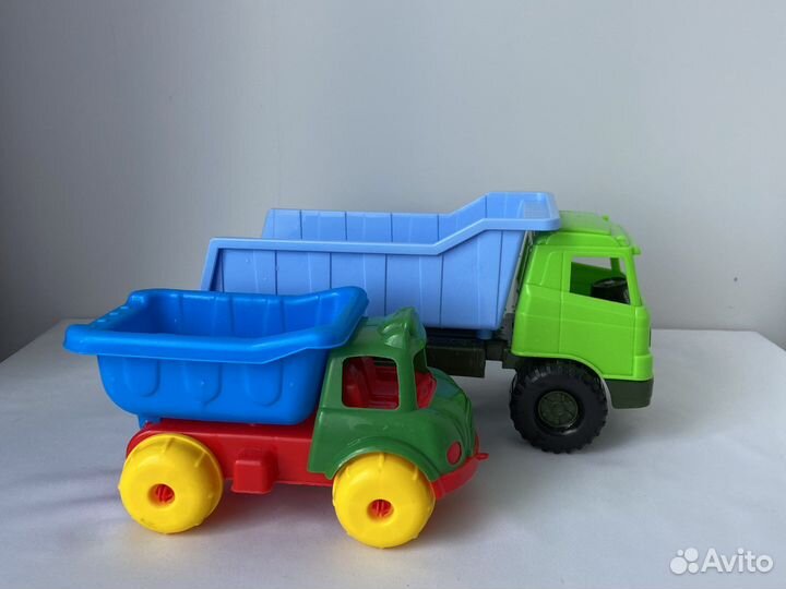 Игрушки машинки самосвалы карьерный 2 шт грузовики