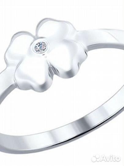 Серебряное кольцо женское