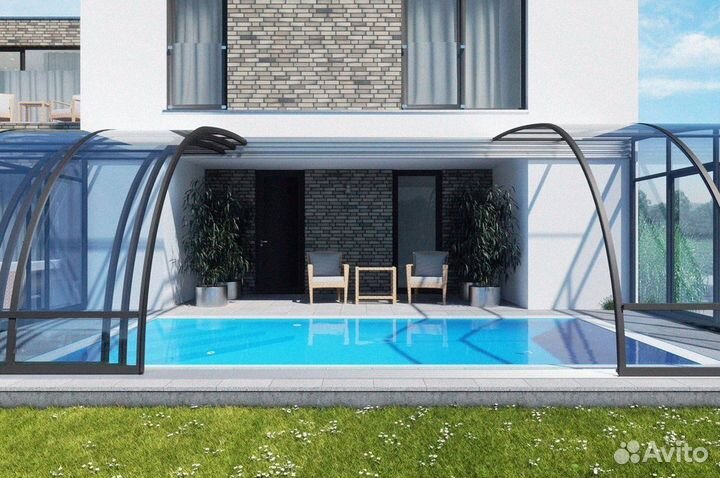 Павильон для бассейна остекление бассейнов