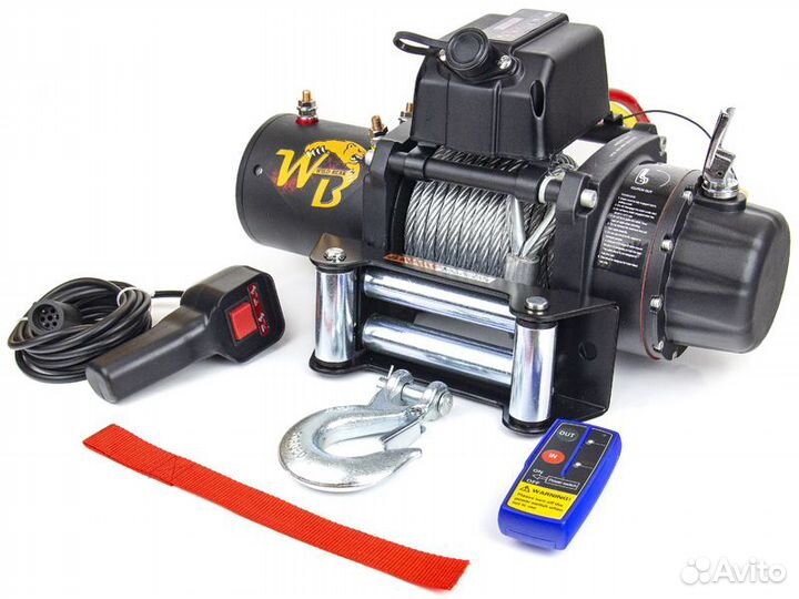 Лебедка PRO-TOP 8000 lbs короткий барабан сталь