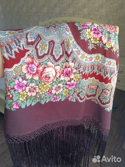 Платок Павлопосадский Мелодия любви