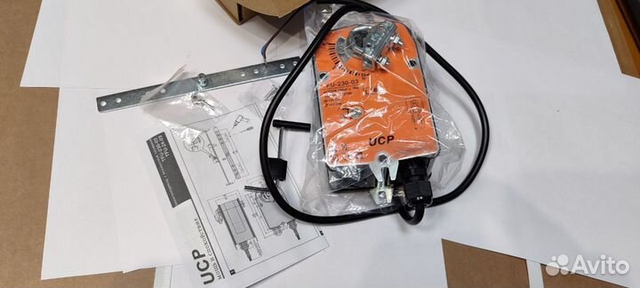 Электропривод заслонки 230в с пружиной TFU-230-03