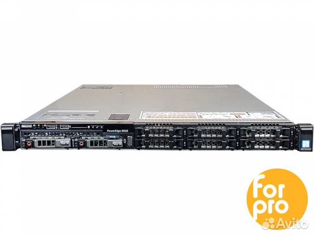 Сервер dell R630 8SFF 2xE5-2643v4 64GB, S130