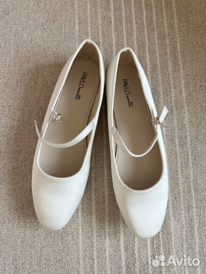 Балетки атласные 38