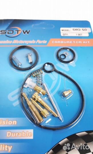 Ремкомплект карбюратора скутер Honda Dio 50 (без п