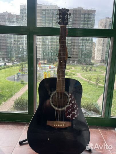 Акустическая гитара flight чехол стойка ремень