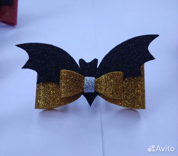 Бантики летучие мыши, ручная работа
