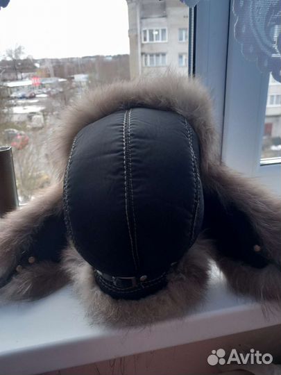 Мужская зимняя шапка ушанка меховая
