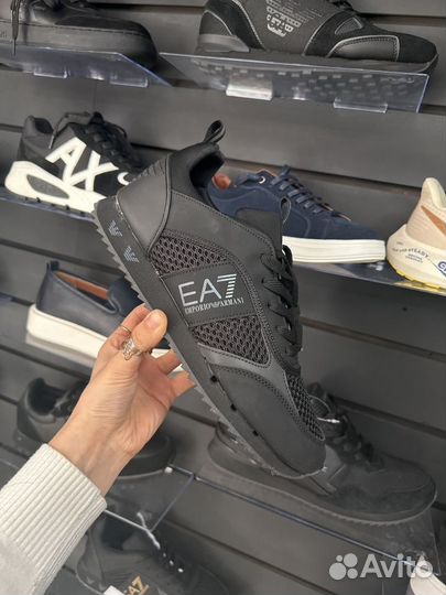 EA7 кроссовки мужские