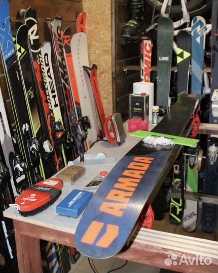 Сервис горных лыж и сноубордов