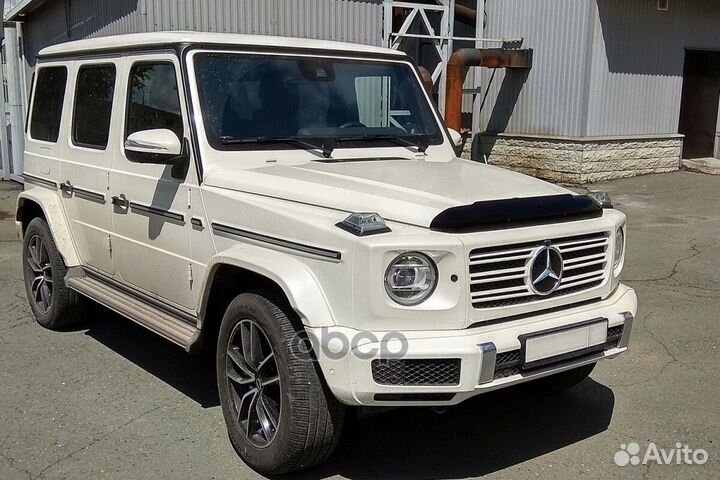 Дефлектор капота Mercedes G Class, 2018, темный