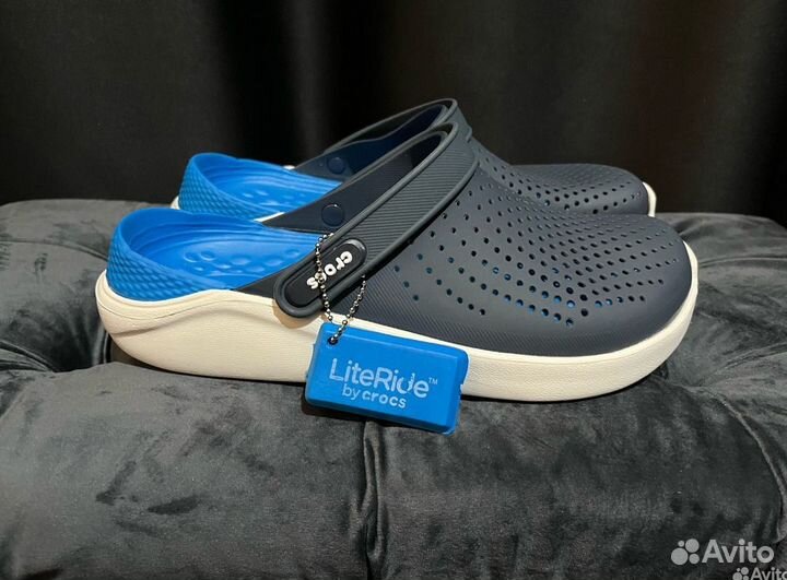 Crocs LiteRide Кроксы Сабо синие