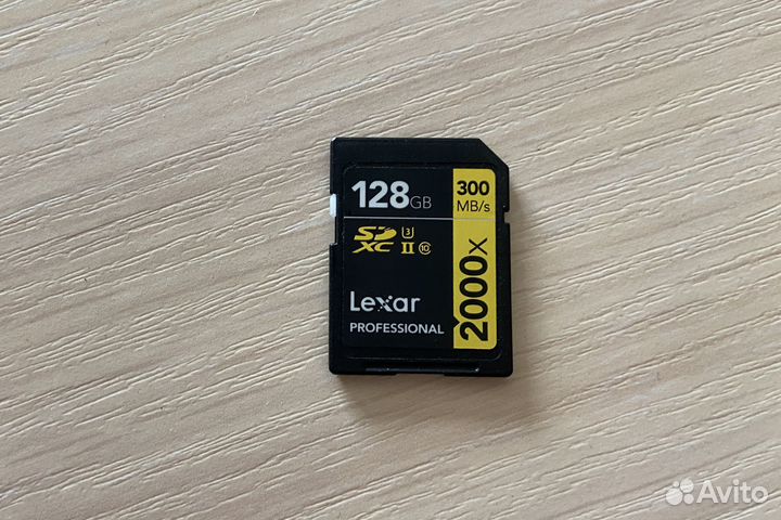 SD карта памяти 128Gb Lexar v90 UHS-II sdxc