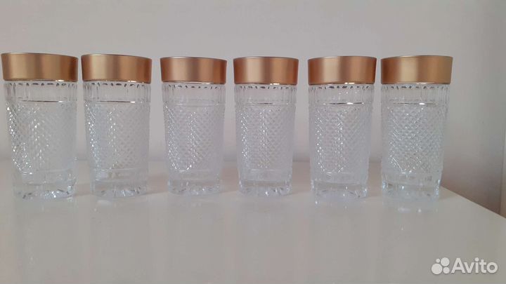 Стаканы хрустальные Богемия