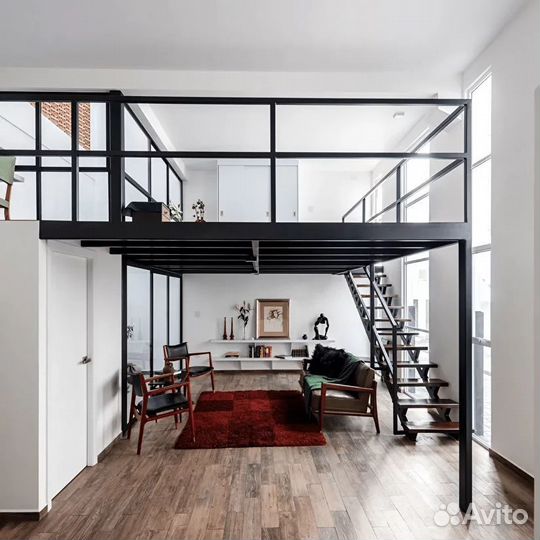 Второй этаж, мезонин, антресольный этаж