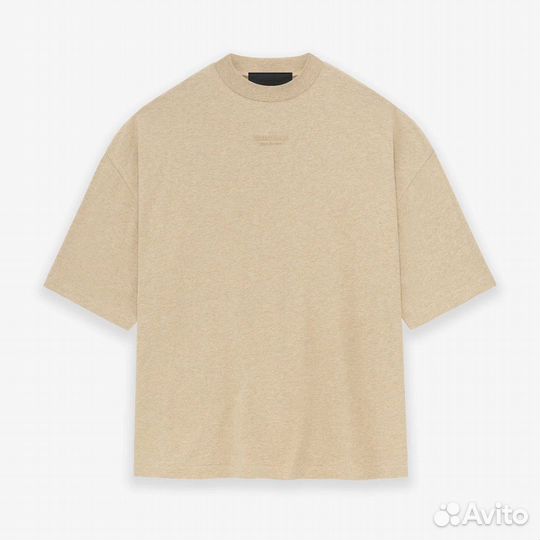 Футболка Fear Of God Essentials crewneck Tee gold