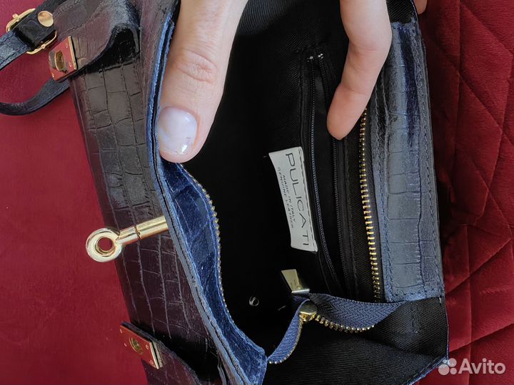 Сумка натуральная кожа италия